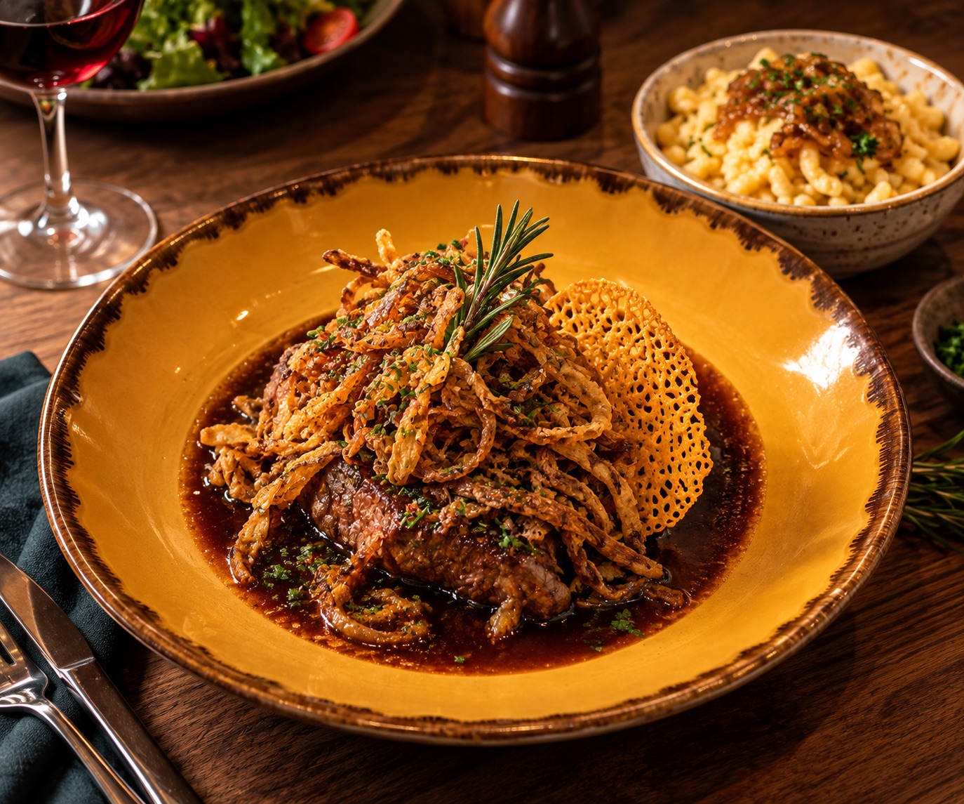 Wiener Vanillerostbraten im Amadeus Mölln